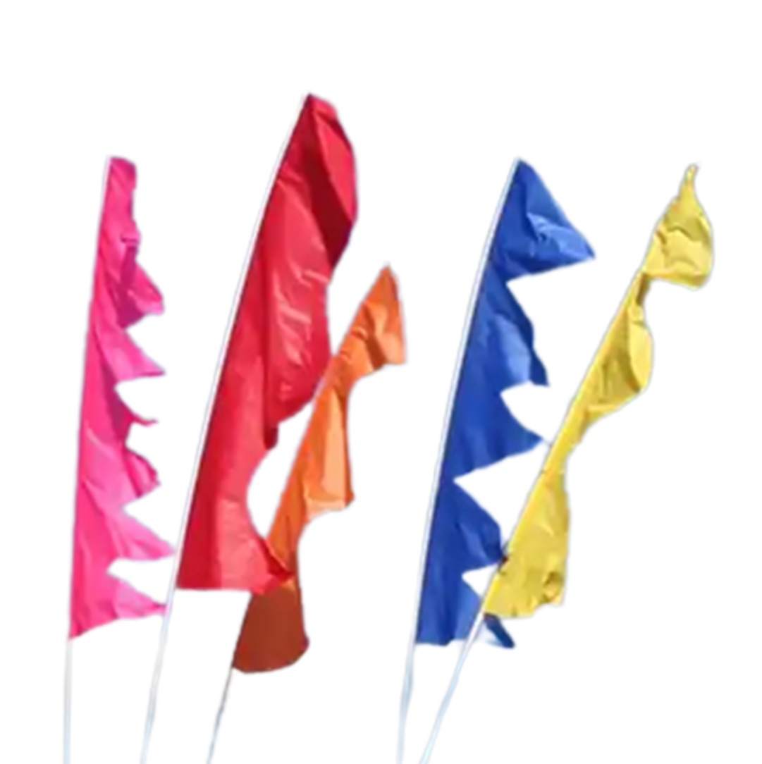 Custom Safety Decorations Feather Beach Flag Banner